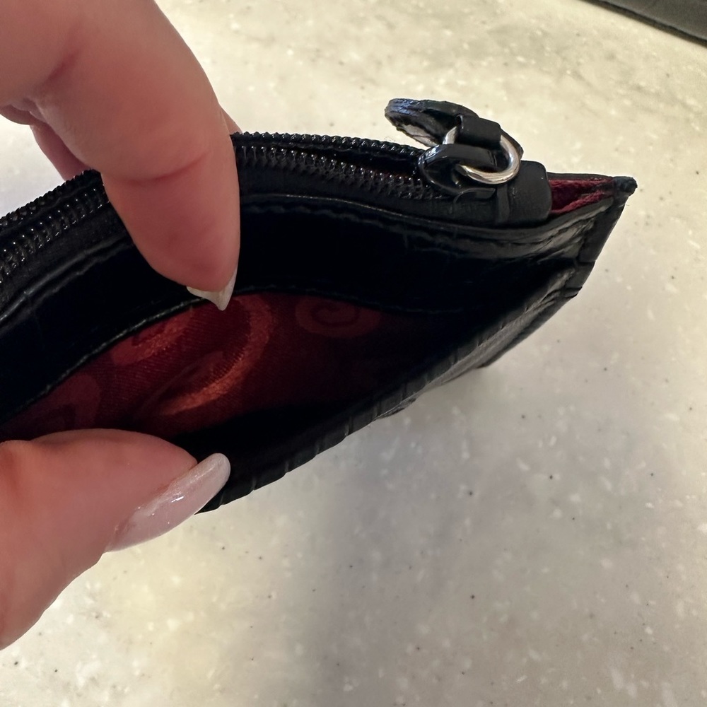 Brighton Suede and Leather Crocodile small shoulder bag and wallet - Picture 10 of 10